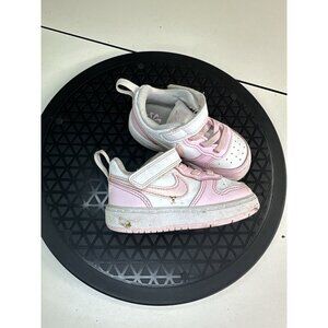 Toddler's Nike Court Borough Low Recraft White/Pink Foam (DV5458 105) Size 5C